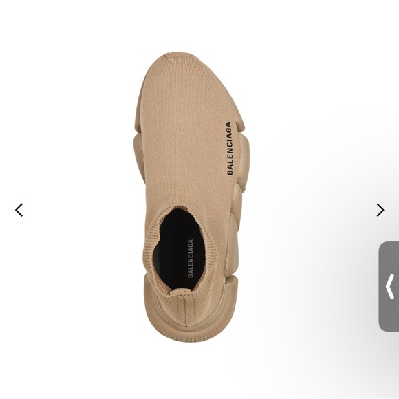 WOMEN'S SPEED 2.0 RECYCLED KNIT SNEAKER IN BEIGE - Picture 4 of 4